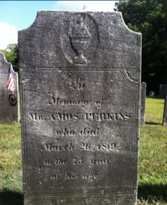 Captain Amos Perkins [21 Nov. 1746-26 Mar. 1819] Revolutionary War Patriot