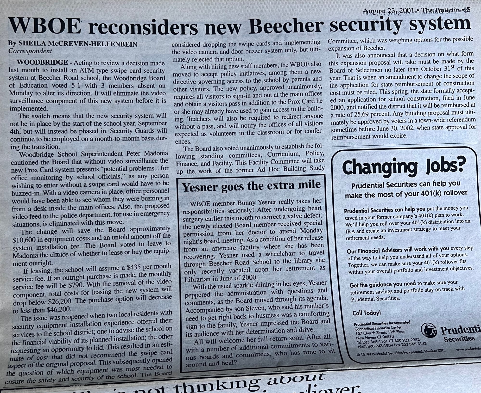 8-23-2001 newspaper
