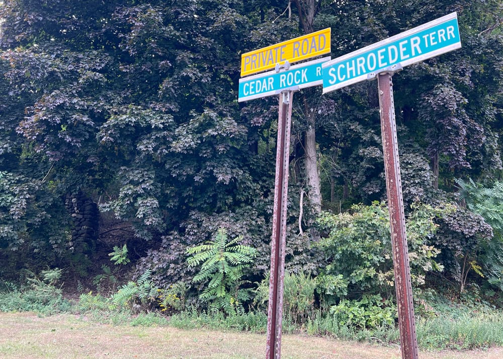Stone monument marks ‘Camp Lookout’ and signs of early 20th century