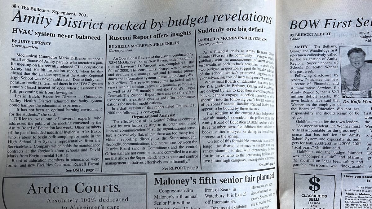 Amity District rocked by budget revelations
