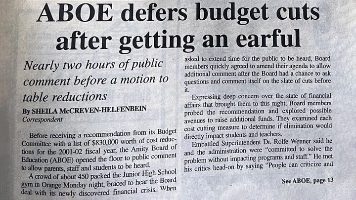 9-13-2001 newspaper