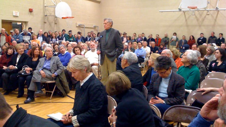 Special Town Meeting in Woodbridge, CT on March 25,2009